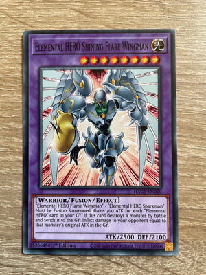 Elemental Hero Shining Flare Wingman like new