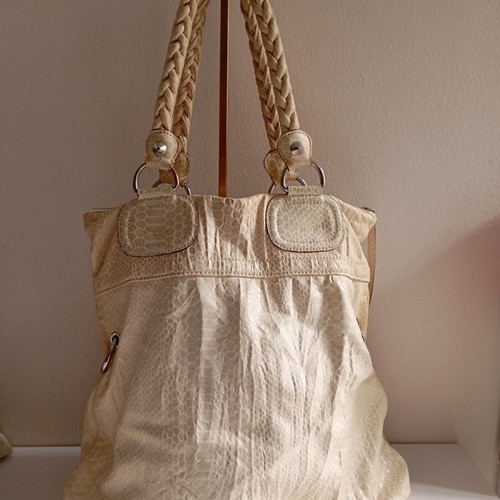 Guess Vintage shoulder bag, champagne color
