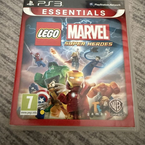Lego Marvel Super Heroes PS3 game used, good condition
