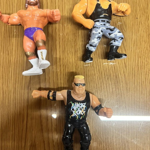 WWF Hasbro wrestling figure set, 1990s vintage