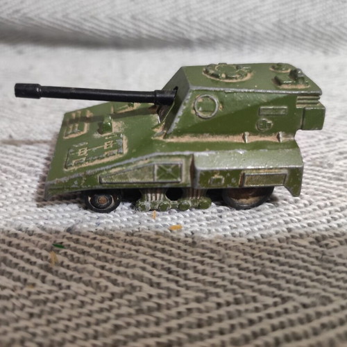 Lesney military vehicle used, collectible 1976 Rolamatics 6 cm