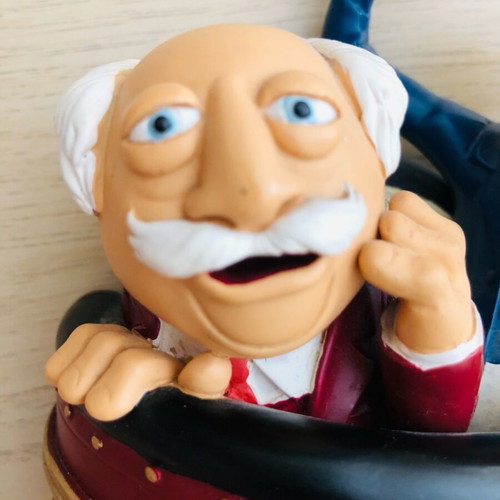 Statler and Waldorf collectible figurine like new, vintage resin