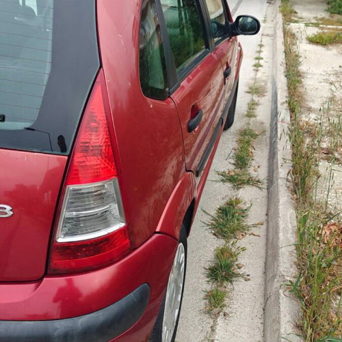 Citroen C3 2008 compact car, manual, petrol, red
