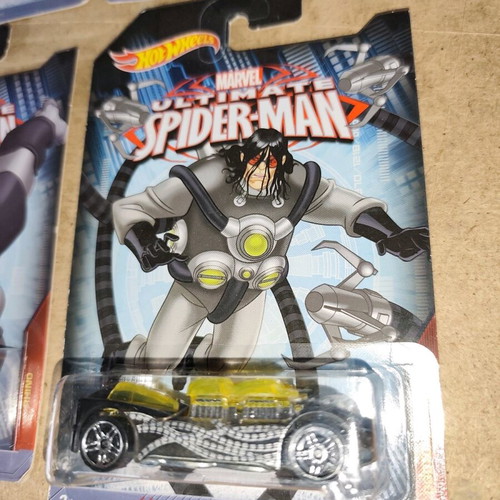 Hot Wheels Marvel Ultimate Spiderman set of 6 cars new