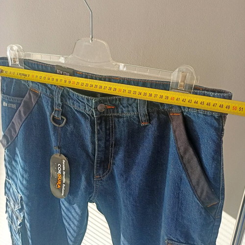 Εργασιακά καρό τζιν New Star Cordura καινούργια, μέγεθος L