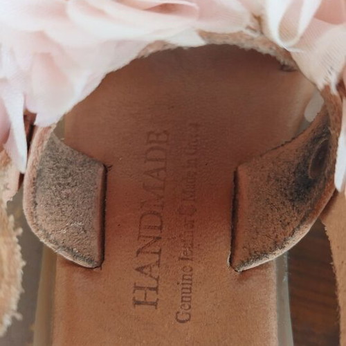 Girls' sandals used size 23 pink anatomical
