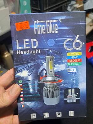 Led Car Headlight Bulbs H7 New