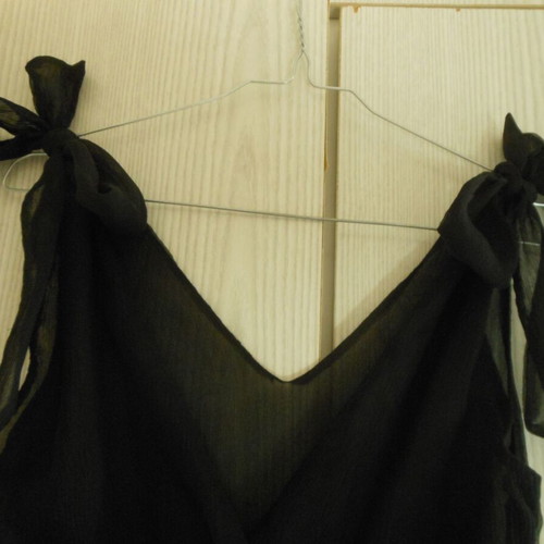 Black 100% Silk Dress Lussile