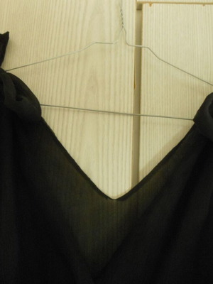Black 100% Silk Dress Lussile