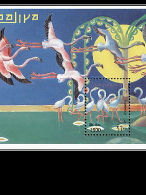 Σφραγισμένο Φεγιέ Σομαλία 1998 Flamingos καινούργιο