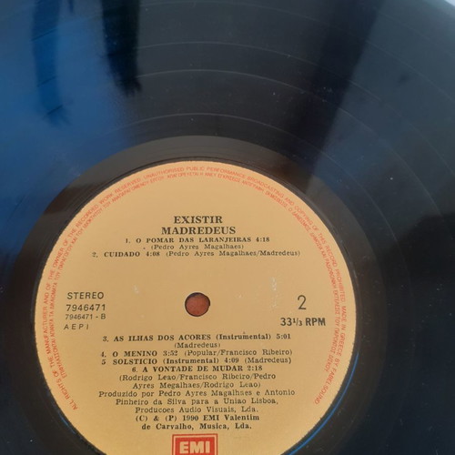 Madredeus Existir LP vinyl used, folk