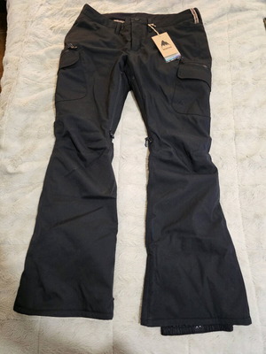 Burton ski or snowboard pants new, black, women's large