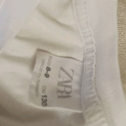 Zara long-sleeve shirt for girl white like new