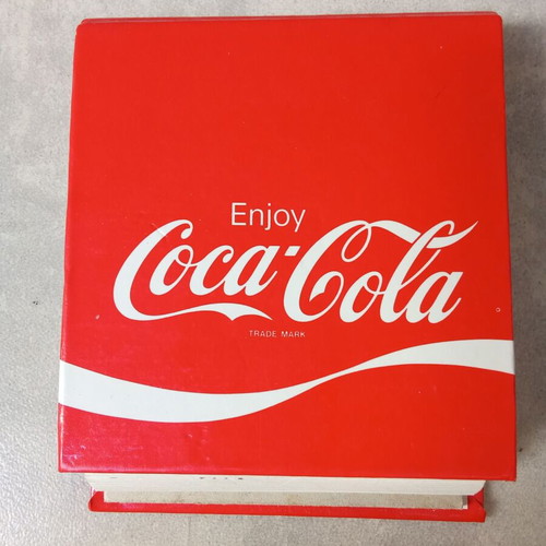 Coca Cola vintage writing pad used from 1980s
