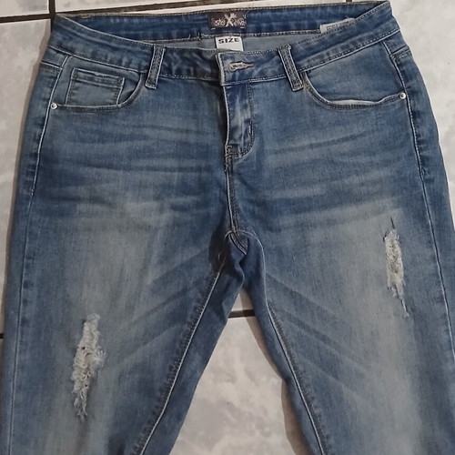 Skinny blue jeans pack of 3, women's size M
