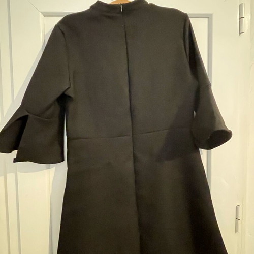 Collection London black textured mini dress size 44 like new