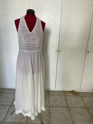 Lingerie рокля като нова, бяла, размер M