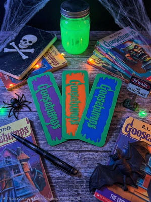 Goosebumps Slime Bookmark Set of 3 New 3D Printed