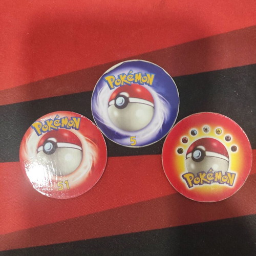 Pokemon caps used, 70 pcs, new gens