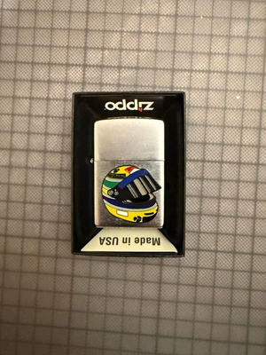Zippo Senna Forever αναπτήρας με κράνος Ayrton Senna χειροποίητη διακόσμηση
