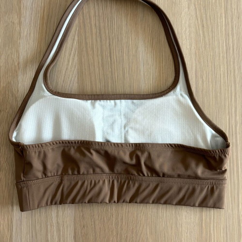 Sports bra new, brown, size S