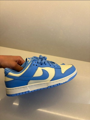Nike Dunk Low new, white and blue, size 43