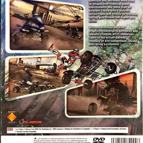 Atv Offroad Fury 3 for PlayStation 2 used