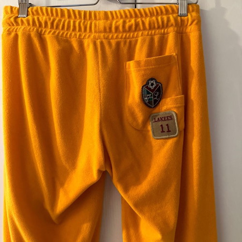 Orange Lak terry tracksuit by Lakis Gavalas