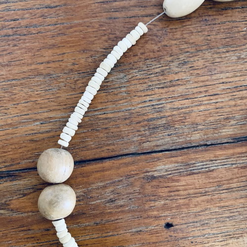 Vinegar Handmade Necklace new, vintage wood