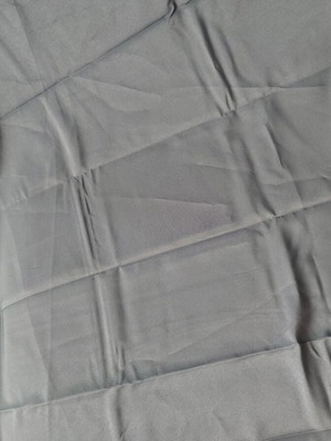 Round grey polyester tablecloth 180 cm