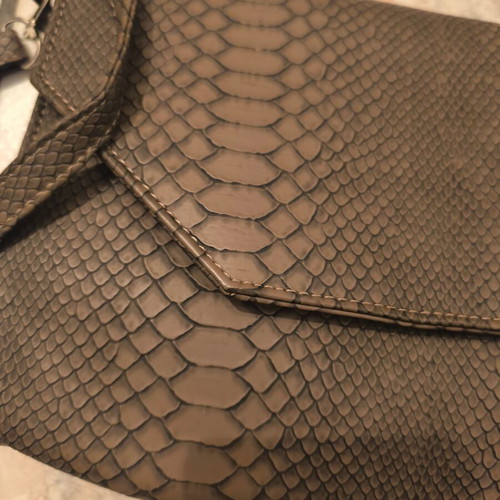 Crossbody bag brown like new with pattern