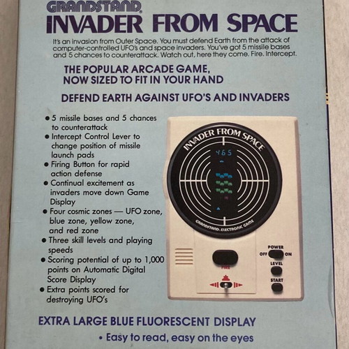 Grandstand 18616 Invader from Space 1980 σαν καινούργιο