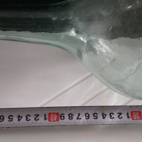 Glass demijohns 10 liters like new, set of 2