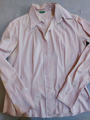 Benetton women's pink shirt like new, size L
