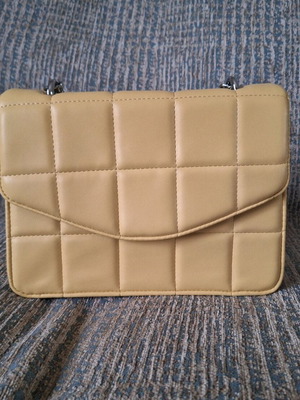 Shoulder bag spring new, pale yellow