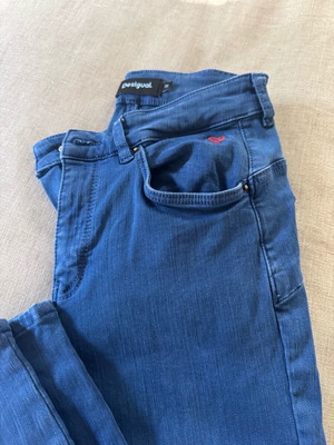 Desigual women's jeans like new, size 38, blue