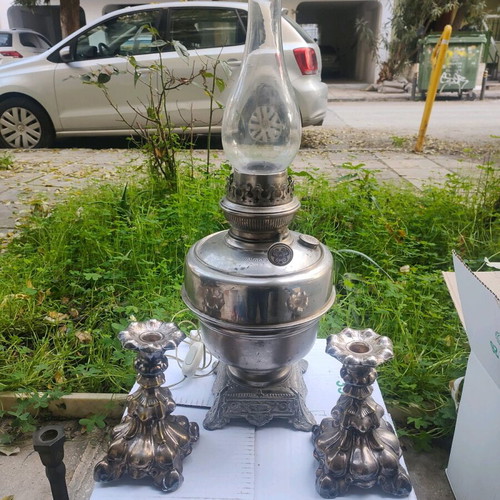 Russian Tsarist Era Oil Lamp like new