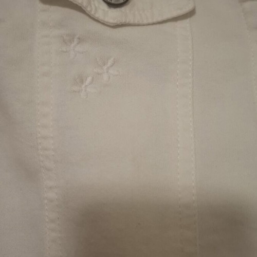 Happy Girls Spring Jacket like new, 100% cotton, white, size 176 cm