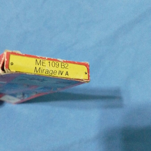 Snap together airplane models like new, Messerschmitt 109 B2 and Mirage IV A