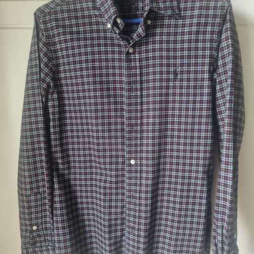 Ralph Lauren men's shirt small slim fit plaid like new