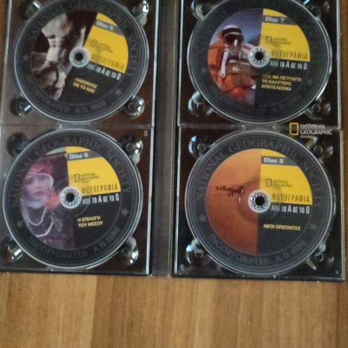 National Geographic collectible CD ROM/DVD pack of 8 like new