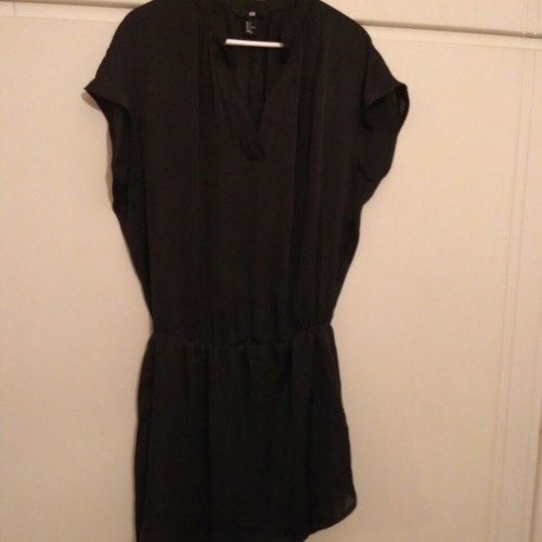 H&M black blouse dress used, size L/40/12