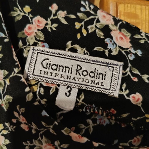Vintage dress Gianni Rodini with floral print like new