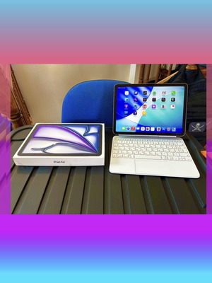 Apple iPad Air M2 tablet 11″ 256GB με αυθεντικό Apple Smart Keyboard
