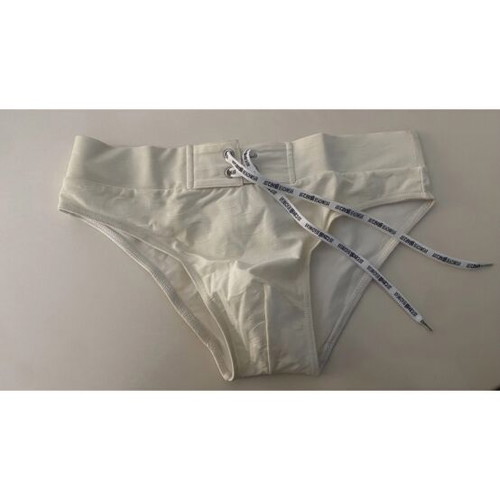 Just Cavalli men's swimwear M new, white, elastic fabric with logo