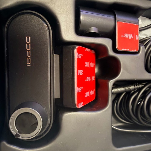 DDPAI N5 Dual 4K Dashcam like new with OBD cable
