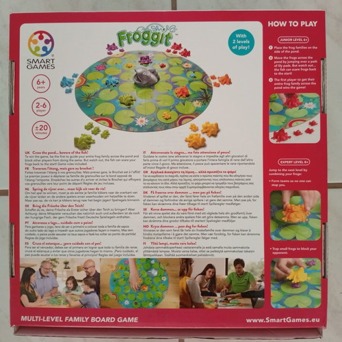 Froggit family board game like new