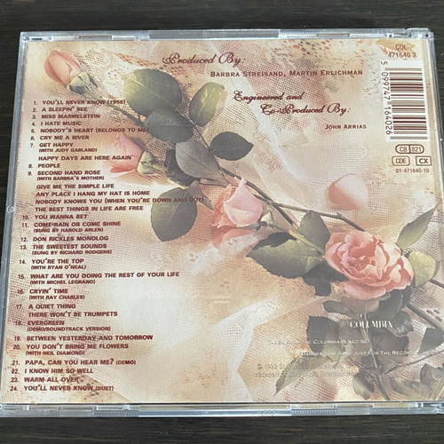 Barbra Streisand Highlights From Just For The Record CD used