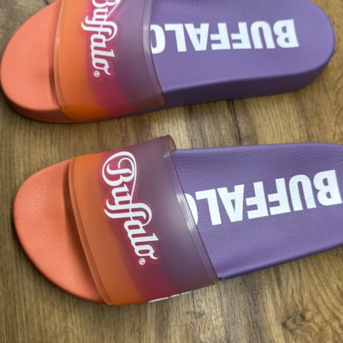 Buffalo Rees women's slides size 38 like new purple