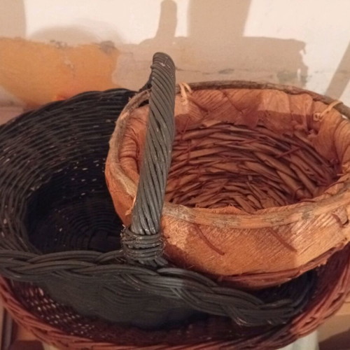 Baskets used, set of three